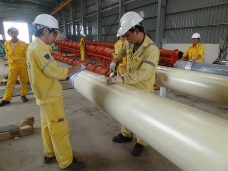 Coating pipe service for oil pipeline GTC1-MTC1