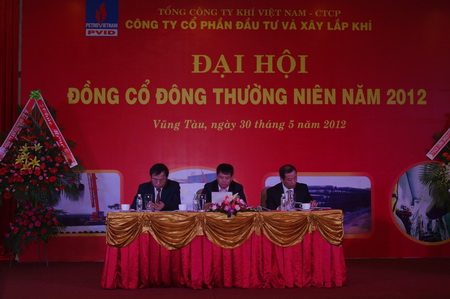 Công ty PVID tổ chức Đại hội đồng cổ đông thường niên 2012