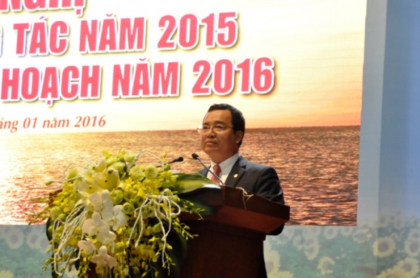 Petrovietnam organized the conference to summarize the work in 2015 and plan for 2016