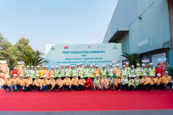 Khởi công Hợp đồng bọc ống PC1 và PC2 - Dự án đường ống dẫn khí Lô B - Ô Môn.