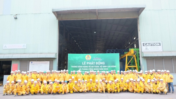 PV Coating tổ chức các hoạt động hưởng ứng Tháng hành động về An toàn vệ sinh lao động và Tháng Công nhân năm 2026