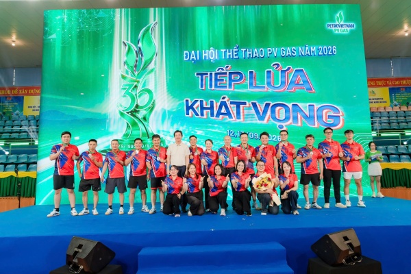 PV Coating lan tỏa tinh thần đoàn kết tại Đại hội Thể thao PV GAS 2026